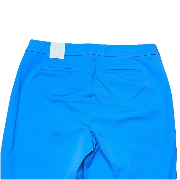 Talbots Bright Blue Ankle Pants - Picture 2 of 12